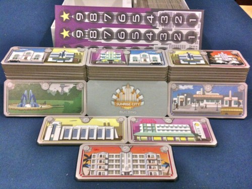 Sunrise City - kafle budynków