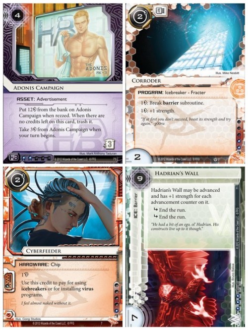 Netrunner - karty.